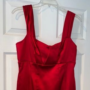 🎄Sexy Red Calvin Klein wide strap evening dress 🎄